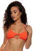 Luli Fama Diamond Girl Scoop Neck Cut Out Top
